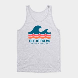 Isle of Palms South Carolina Vintage Wave Tank Top